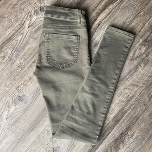 Army Green Skinny Jeans